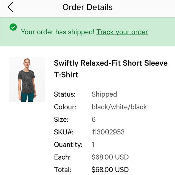 Lululemon Swiftly Relaxed Short Sleeve T-Shirt - Picture 4 of 4